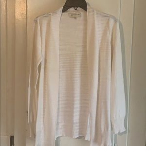 White cardigan Sweater